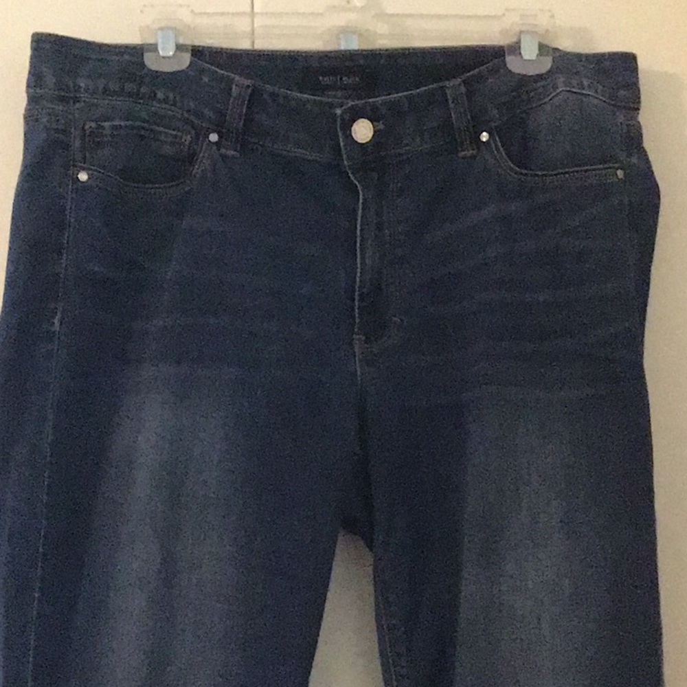 White House/black market jeans size 14 R Flare “Leo” - Picture 3 of 7